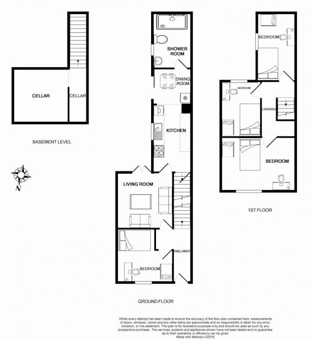 Floorplan for Montague Road, Clarendon park, LE2 1TG