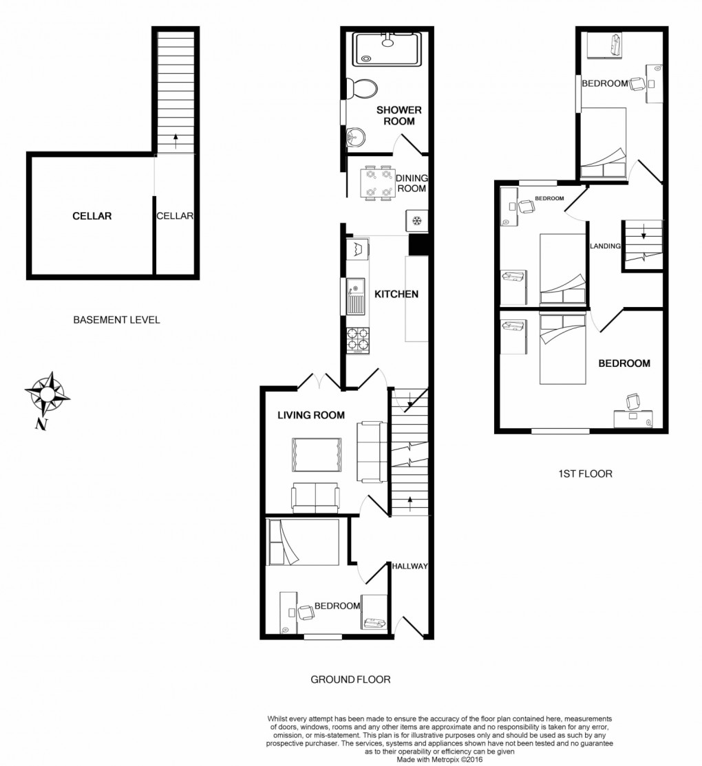 Floorplan for Montague Road, Clarendon Park, LE2 1TG