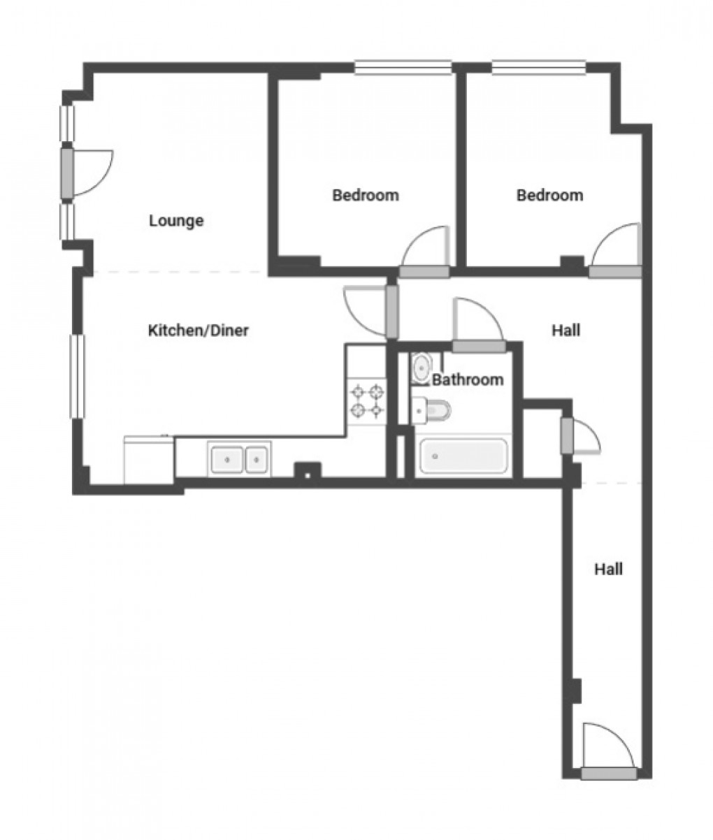 Floorplan for Agin Court, City Centre
